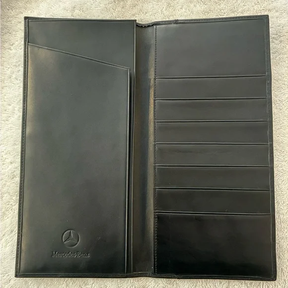 Mercedes-Benz Black Leather Card Holder - Picture 2 of 5